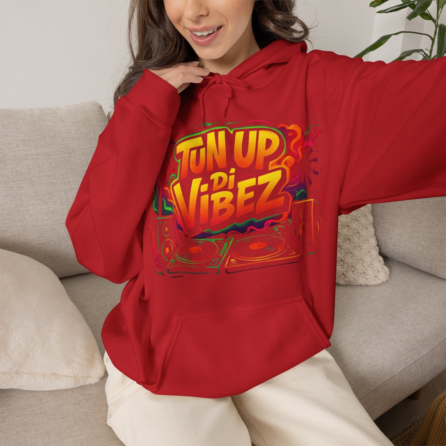 Tun Up Di Vibez Hoodie