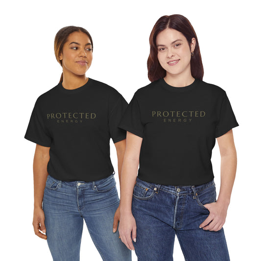 Protected Energy T‑Shirt — Minimalist Spiritual Tee