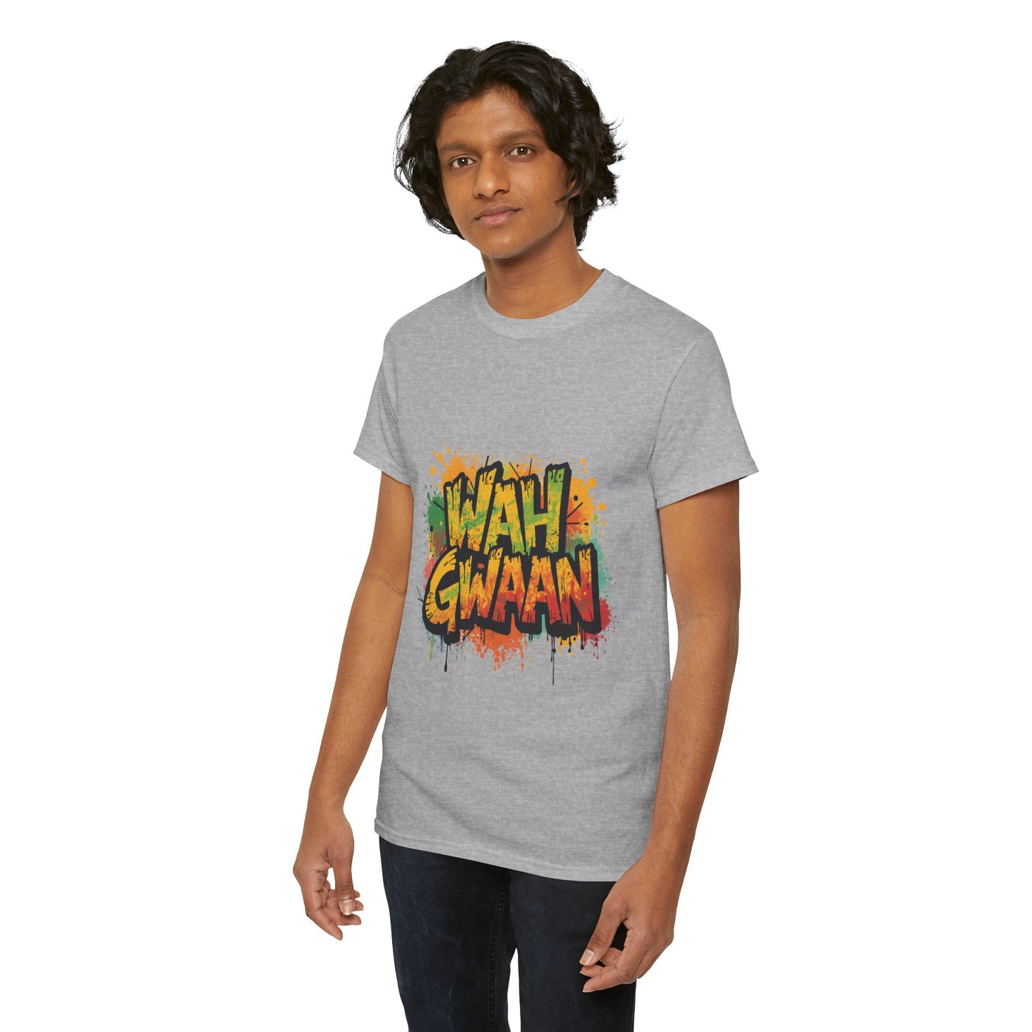 Wah Gwaan Graphic T-Shirt — Casual Jamaican Phrase Tee