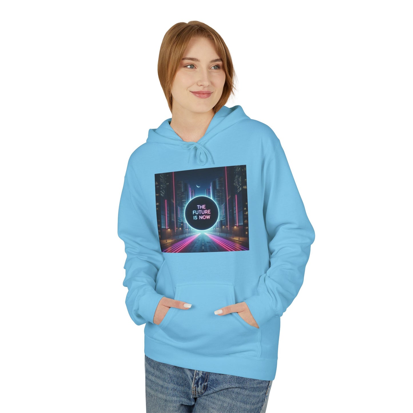 The Future Is Now Unisex Softstyle Hoodie