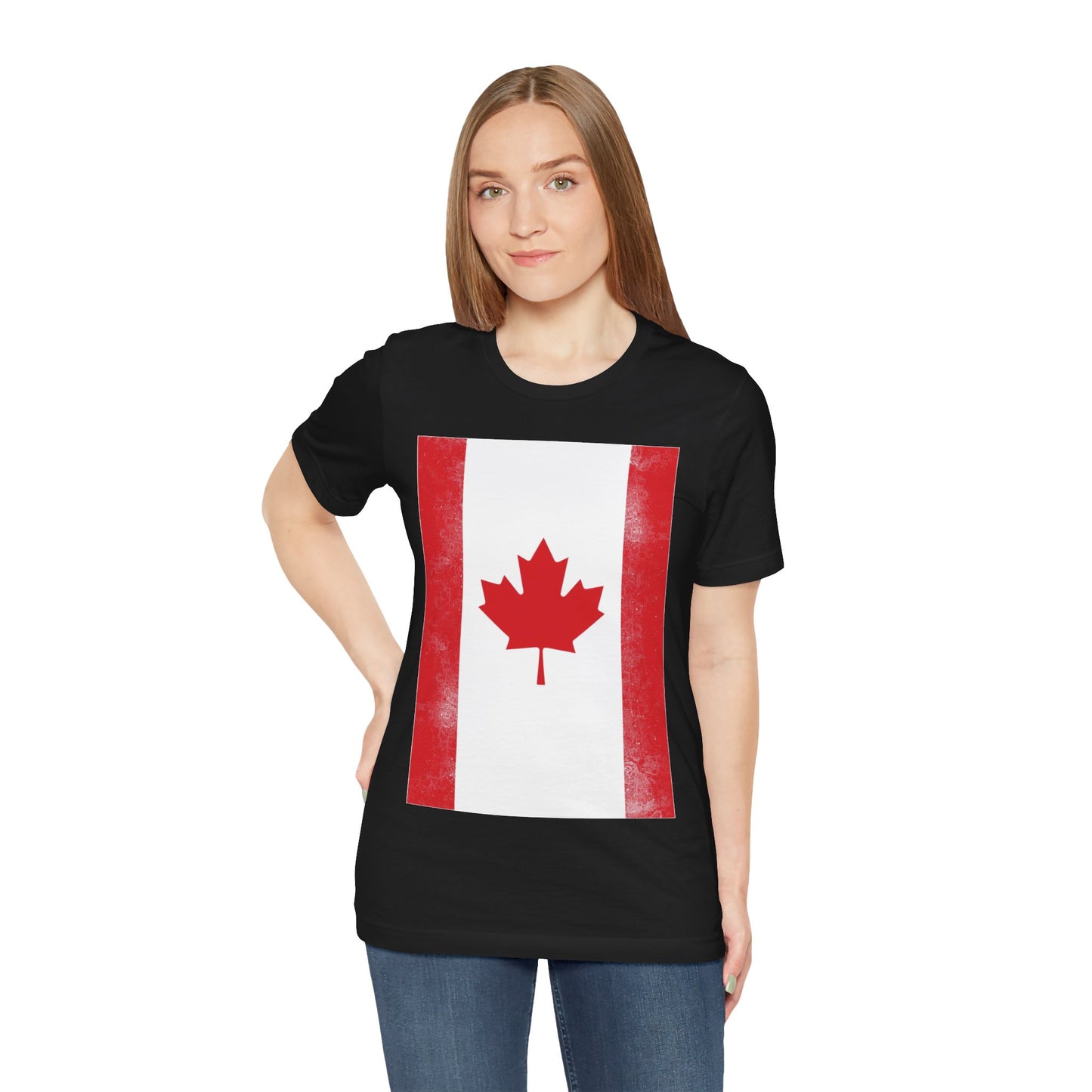 Canada Flag Unisex Jersey Short Sleeve Tee