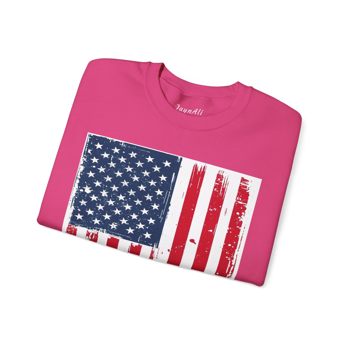 USA Flag Unisex Heavy Blend™ Crewneck Sweatshirt