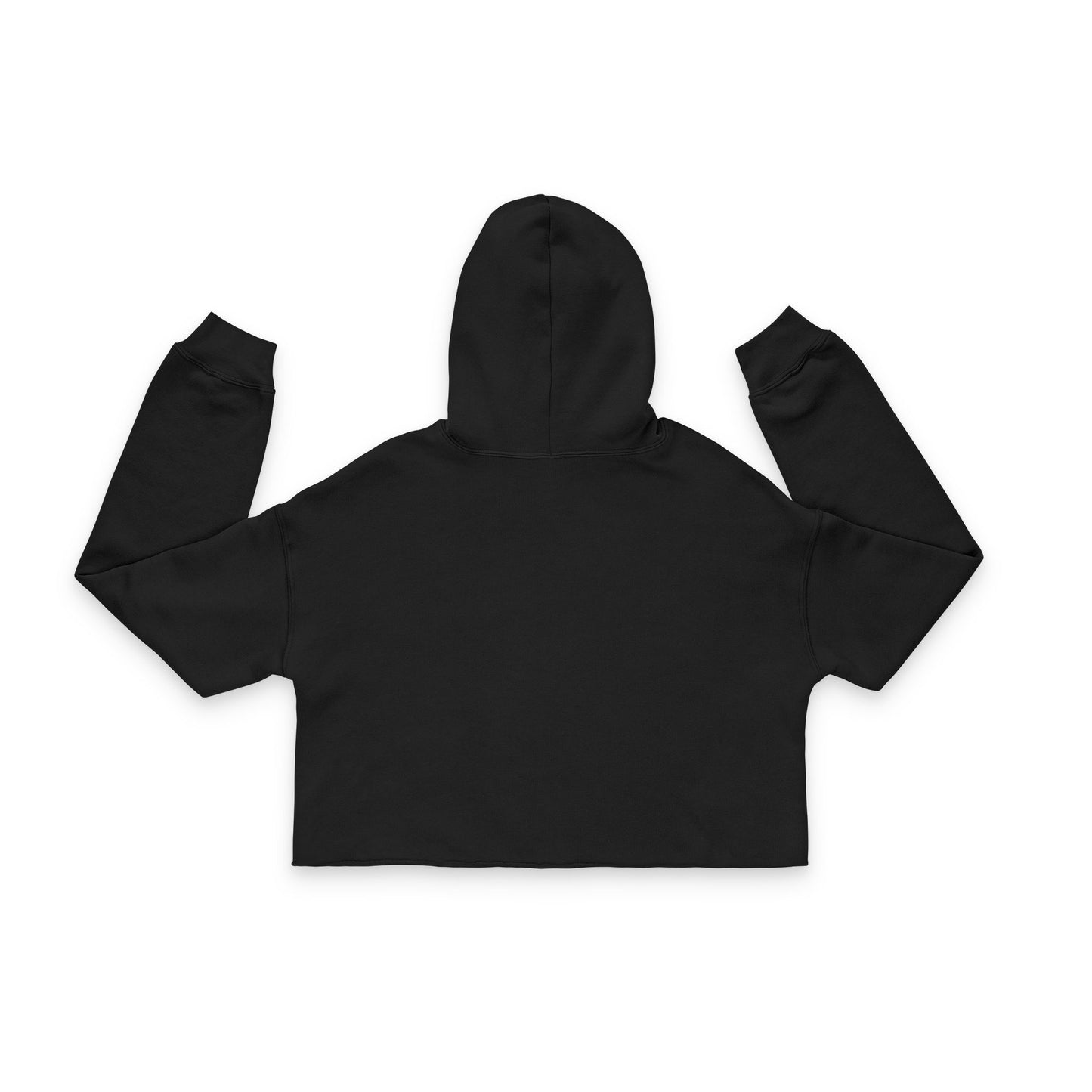 Choose Calm Cropped Hoodie — Women's Relaxed Mindfulness Hoodie