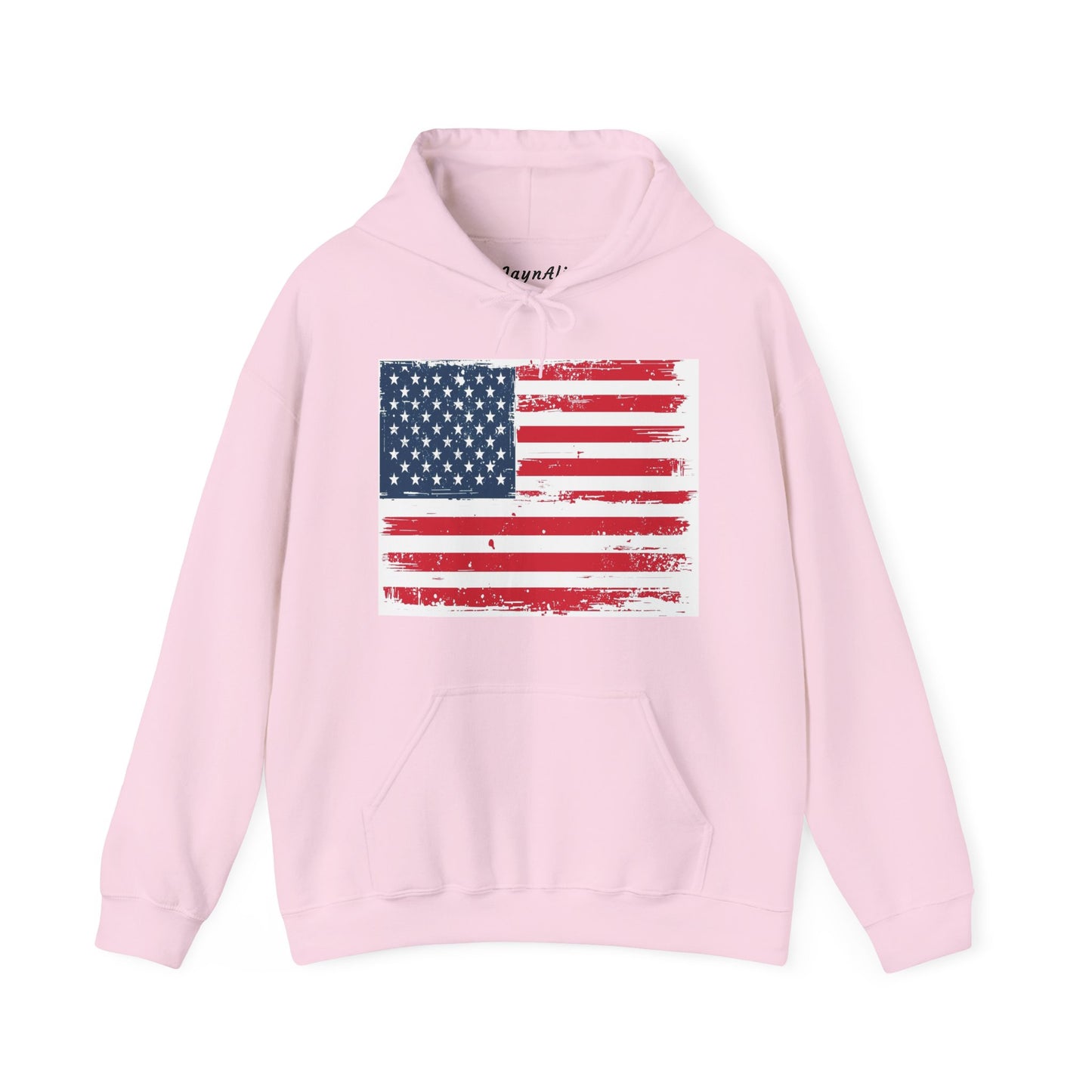 Vintage American Flag Hoodie, Unisex Sweatshirt for Independence Day, Patriotic Gift, Cozy Outerwear, 4th of July Celebration