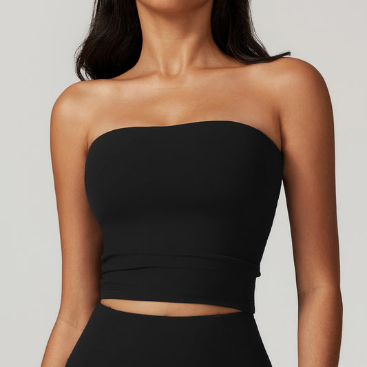 Non-Slip Beauty Back Sports Tube Top