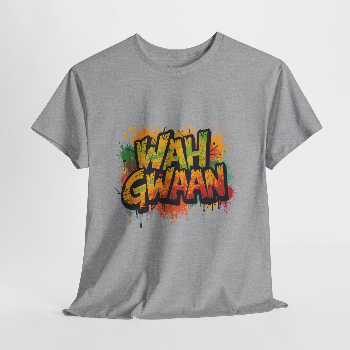 Wah Gwaan Graphic T-Shirt — Casual Jamaican Phrase Tee