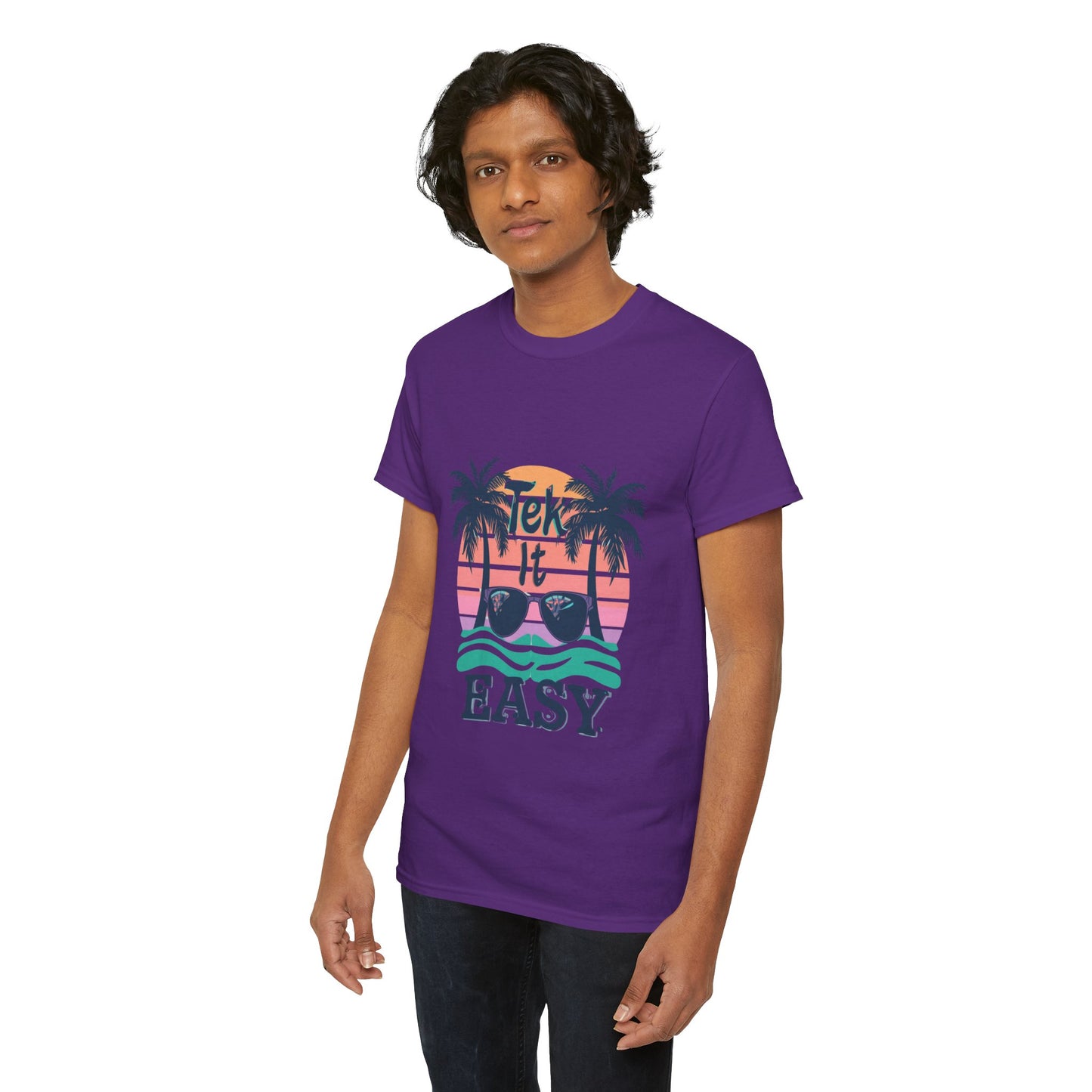 Tek It Easy T-Shirt — Funny Relaxed Vibe Tee