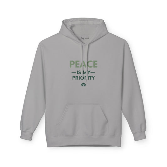Peace Priority Hoodie - Unisex Midweight Softstyle Fleece Hoodie