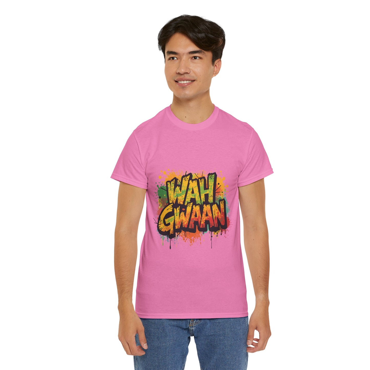 Wah Gwaan Graphic T-Shirt — Casual Jamaican Phrase Tee