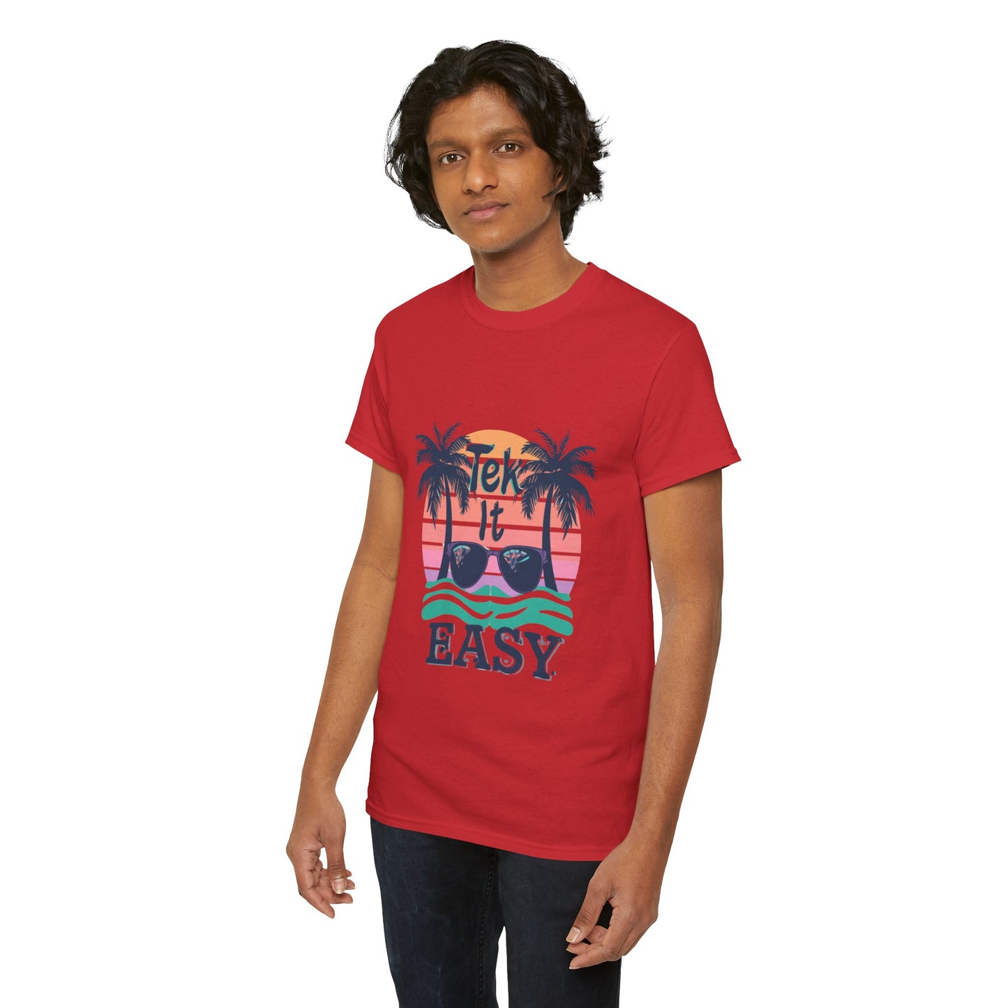 Tek It Easy T-Shirt — Funny Relaxed Vibe Tee