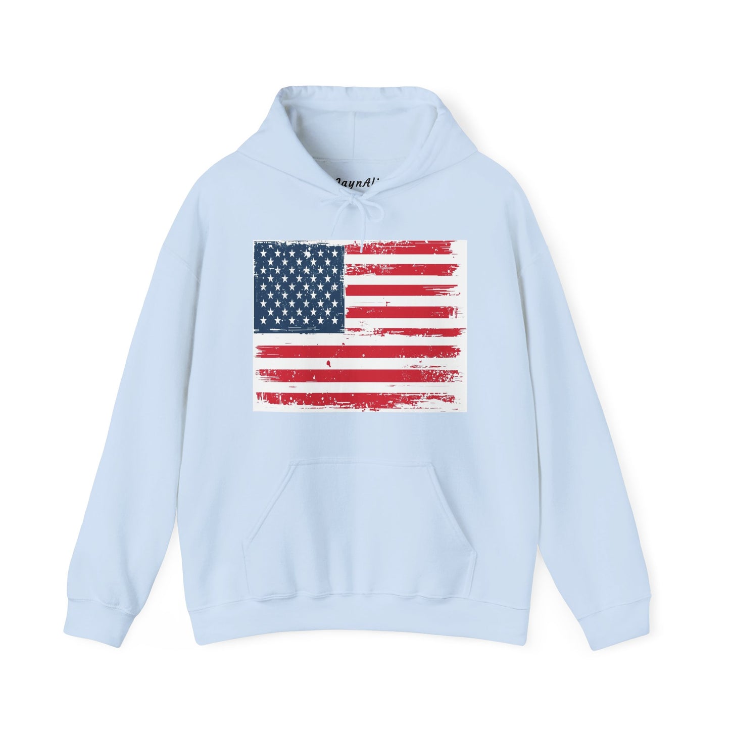 Vintage American Flag Hoodie, Unisex Sweatshirt for Independence Day, Patriotic Gift, Cozy Outerwear, 4th of July Celebration