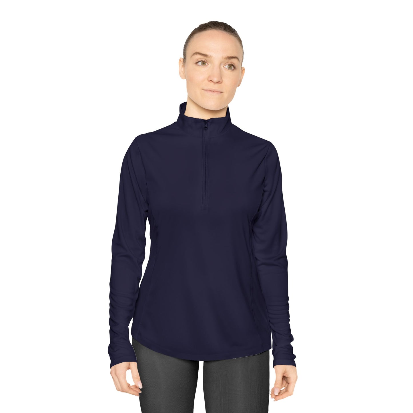 Ladies Quarter-Zip Pullover — "Choose Calm" Relaxed Pullover