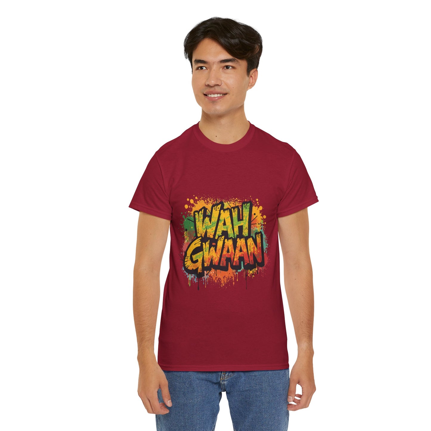 Wah Gwaan Graphic T-Shirt — Casual Jamaican Phrase Tee