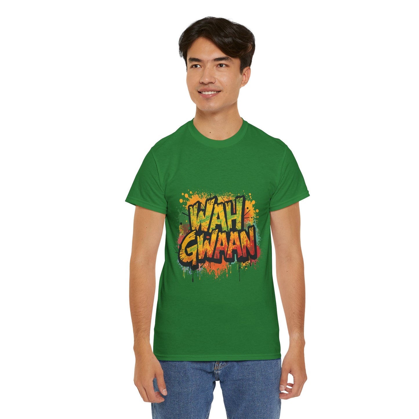 Wah Gwaan Graphic T-Shirt — Casual Jamaican Phrase Tee