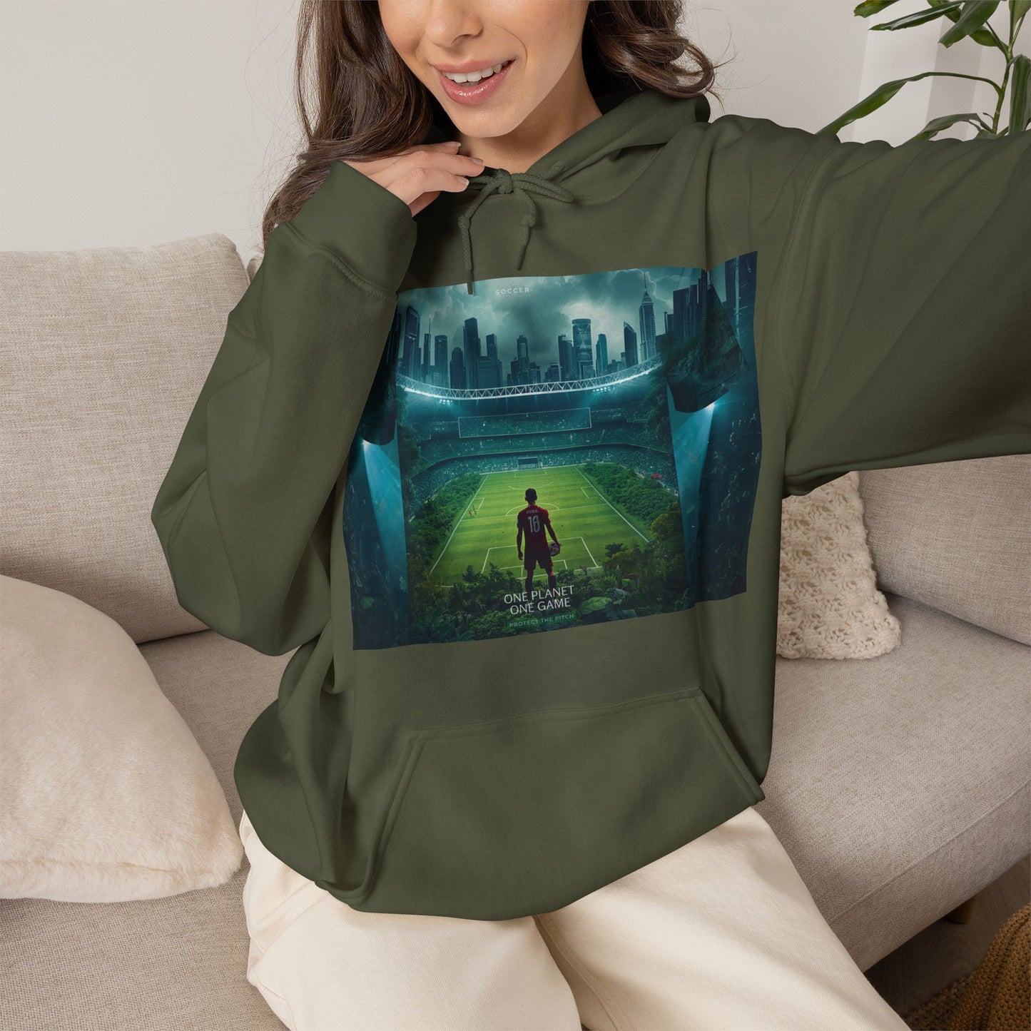 One Planet, One Game Hoodie | Global Soccer Unity Hoodie