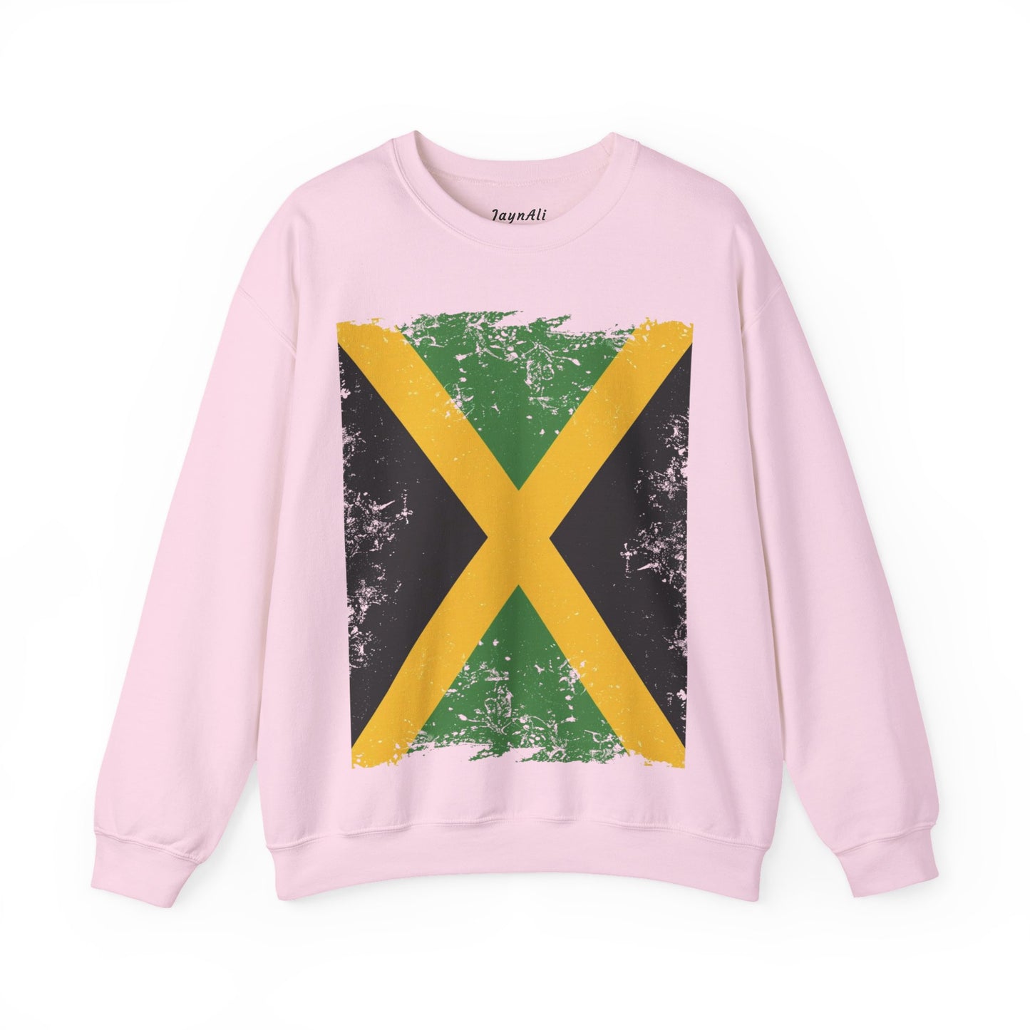 Jamaican Flag Crewneck Sweatshirt, Unisex Sweatshirt, Casual Wear, Gift for Him or Her, Travel Apparel, Cultural Celebration