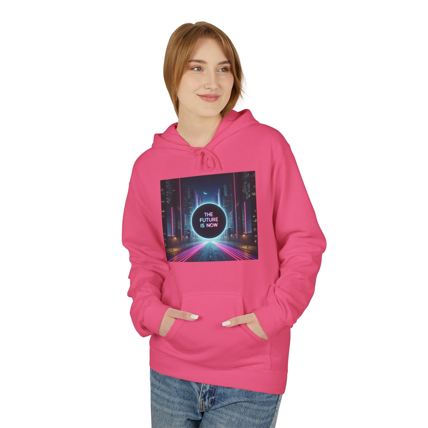 The Future Is Now Unisex Softstyle Hoodie