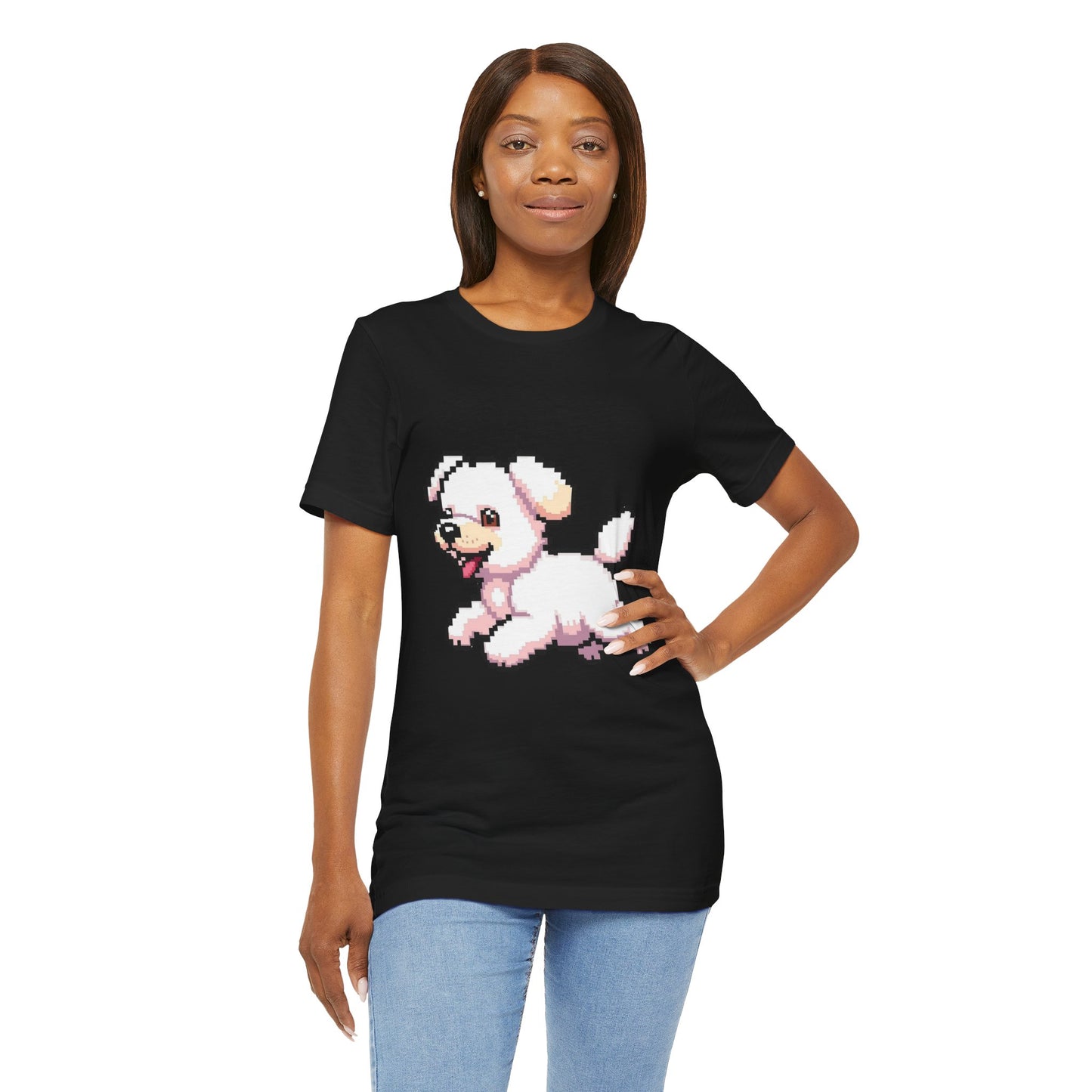 Cute Puppy Graphic Tee, Dog Lover T-Shirt, Gift for Pet Owners, Casual Everyday Wear, Perfect for Birthdays and Animal Lovers