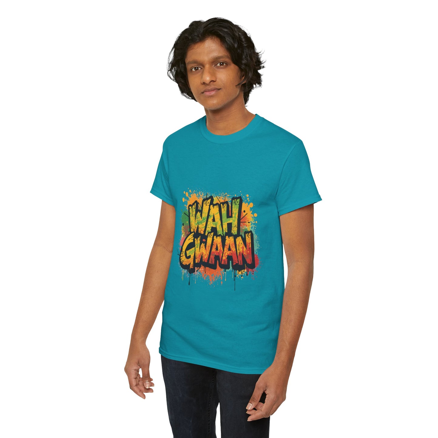 Wah Gwaan Graphic T-Shirt — Casual Jamaican Phrase Tee
