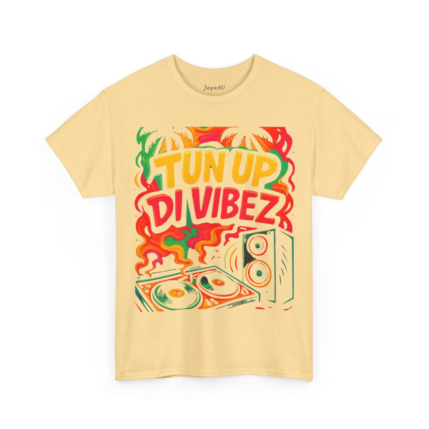 Tun Up Di Vibes T-Shirt — Caribbean Party Reggae Festival Tee