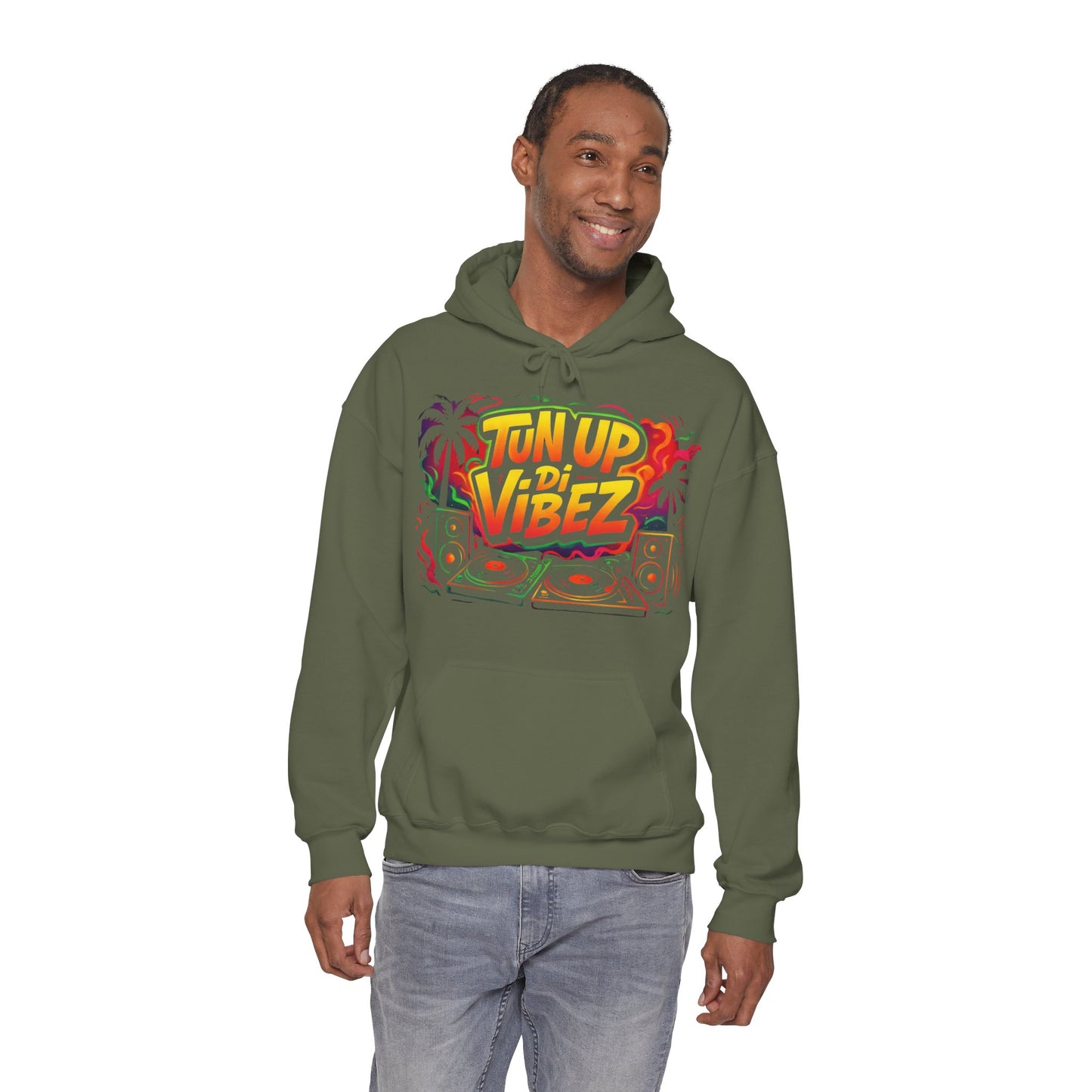 Sudadera con capucha "Tun Up Di Vibez"