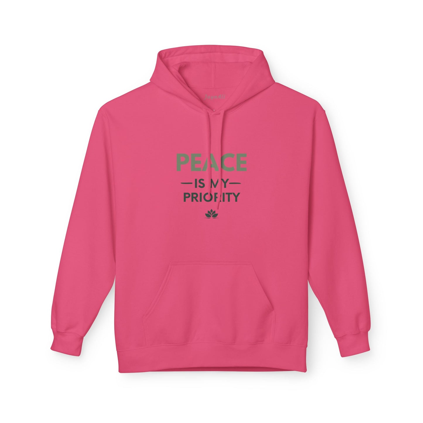 Peace Priority Hoodie - Unisex Fleece Sweatshirt