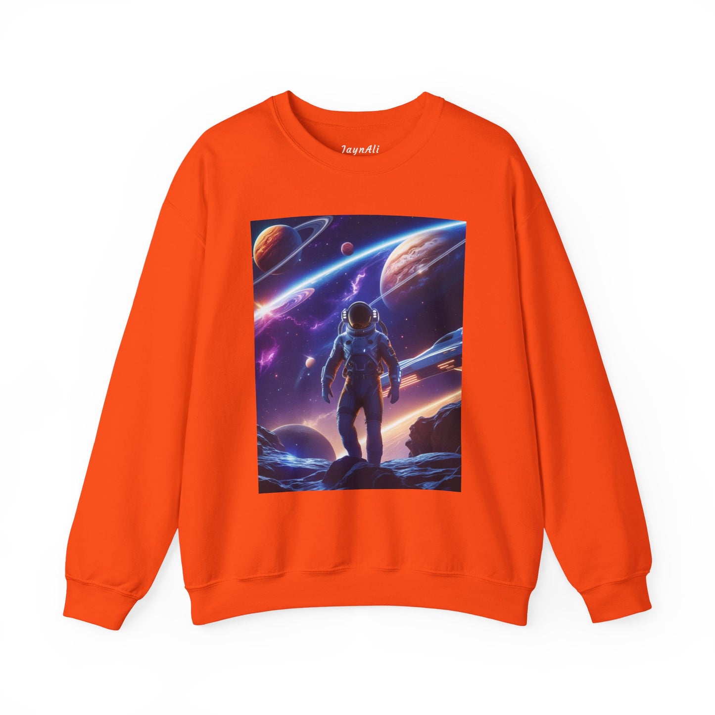 Cosmic Explorer Crewneck Sweatshirt - Space Design, Gift for Astronomy Lovers