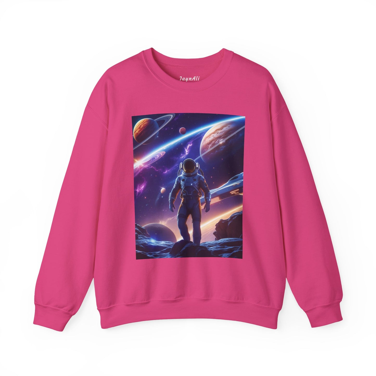 Cosmic Explorer Crewneck Sweatshirt - Space Design, Gift for Astronomy Lovers
