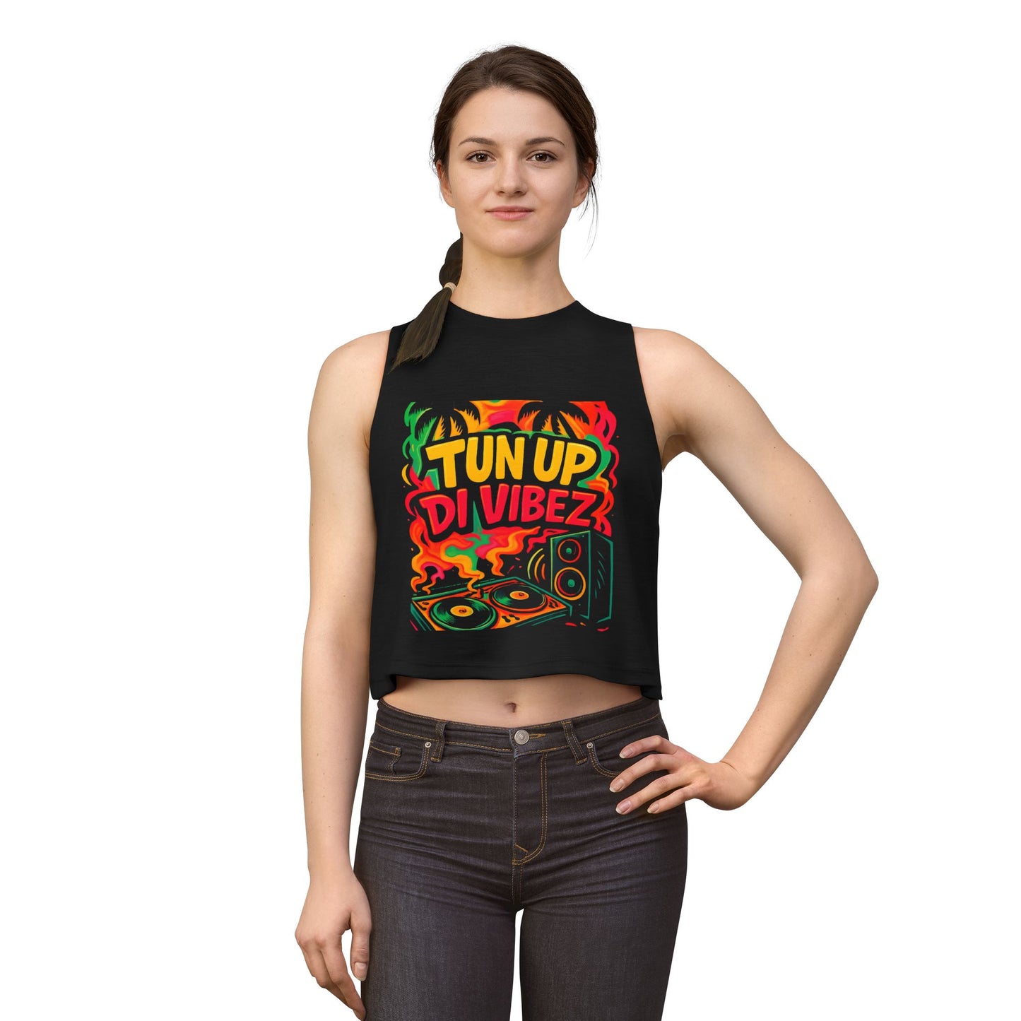 Tun Up Di Vibes Crop Top