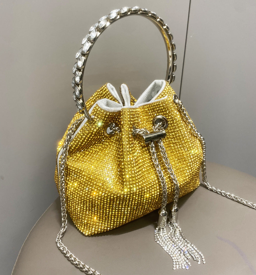 Luxury Shiny Diamond Handbag for Women | Elegant European & American Evening Purse