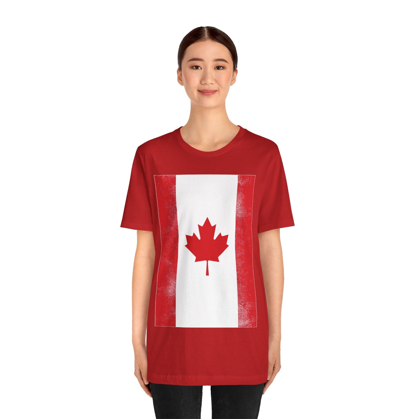 Canada Flag Unisex Jersey Short Sleeve Tee