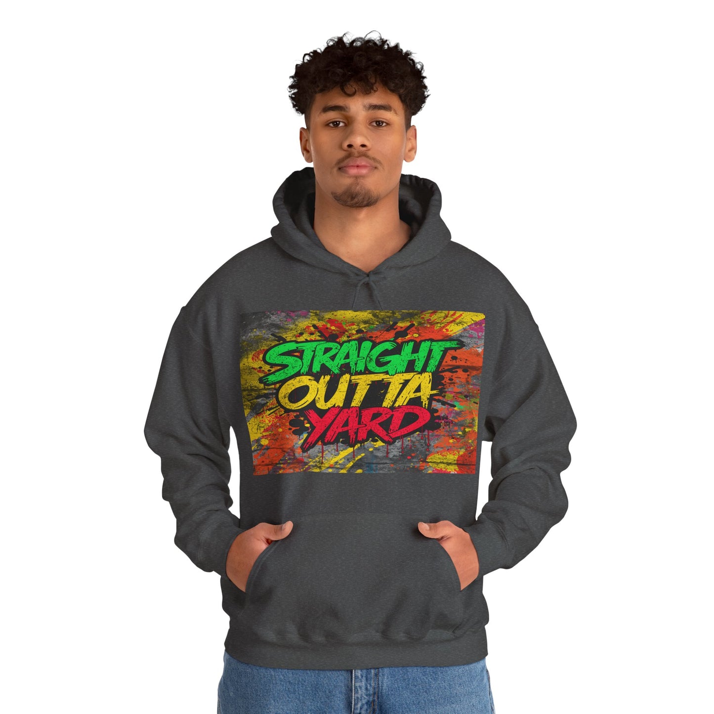 Straight Outta Yard Hoodie — Funny Gardening & Backyard Work Hoodie