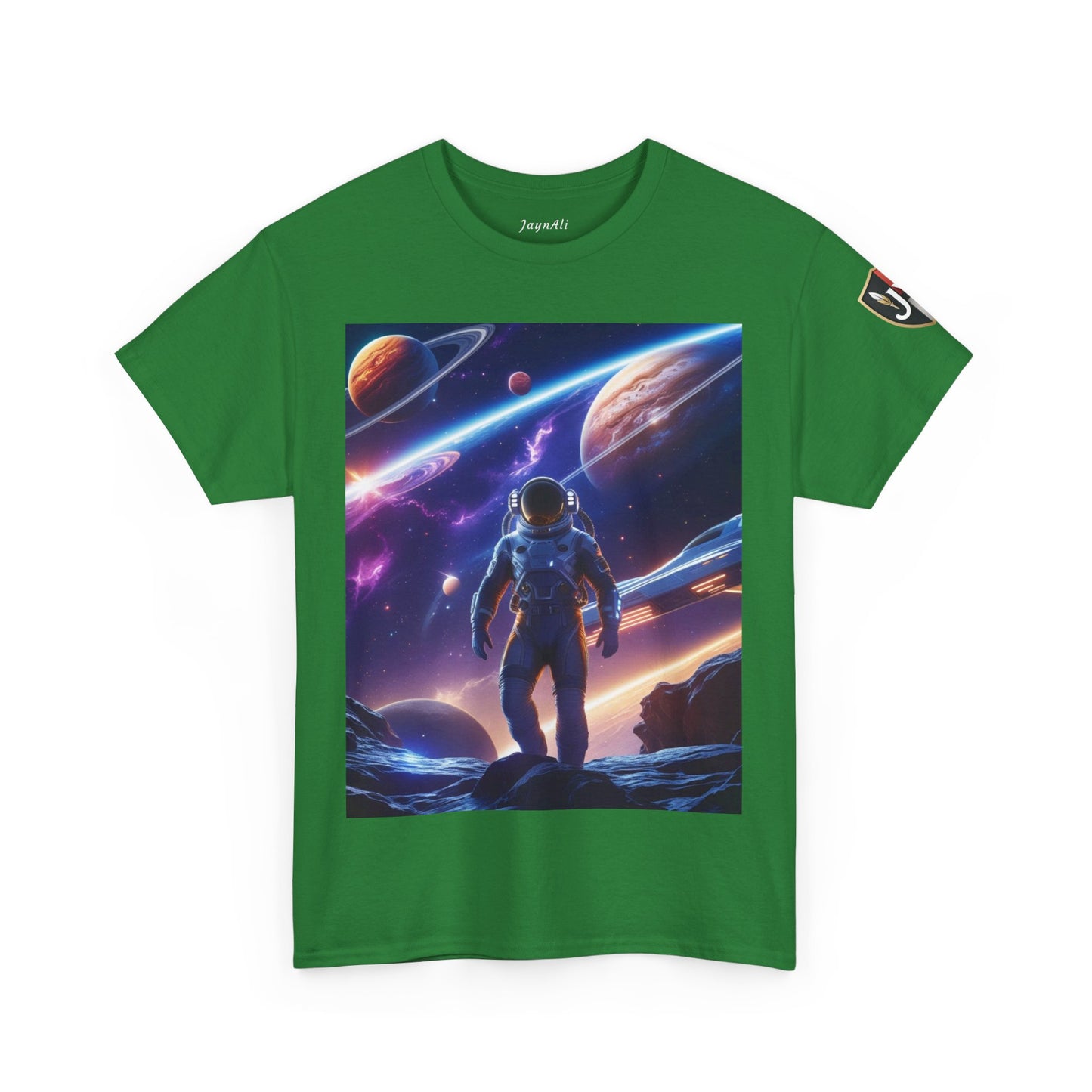Space Scene Unisex Heavy Cotton Tee