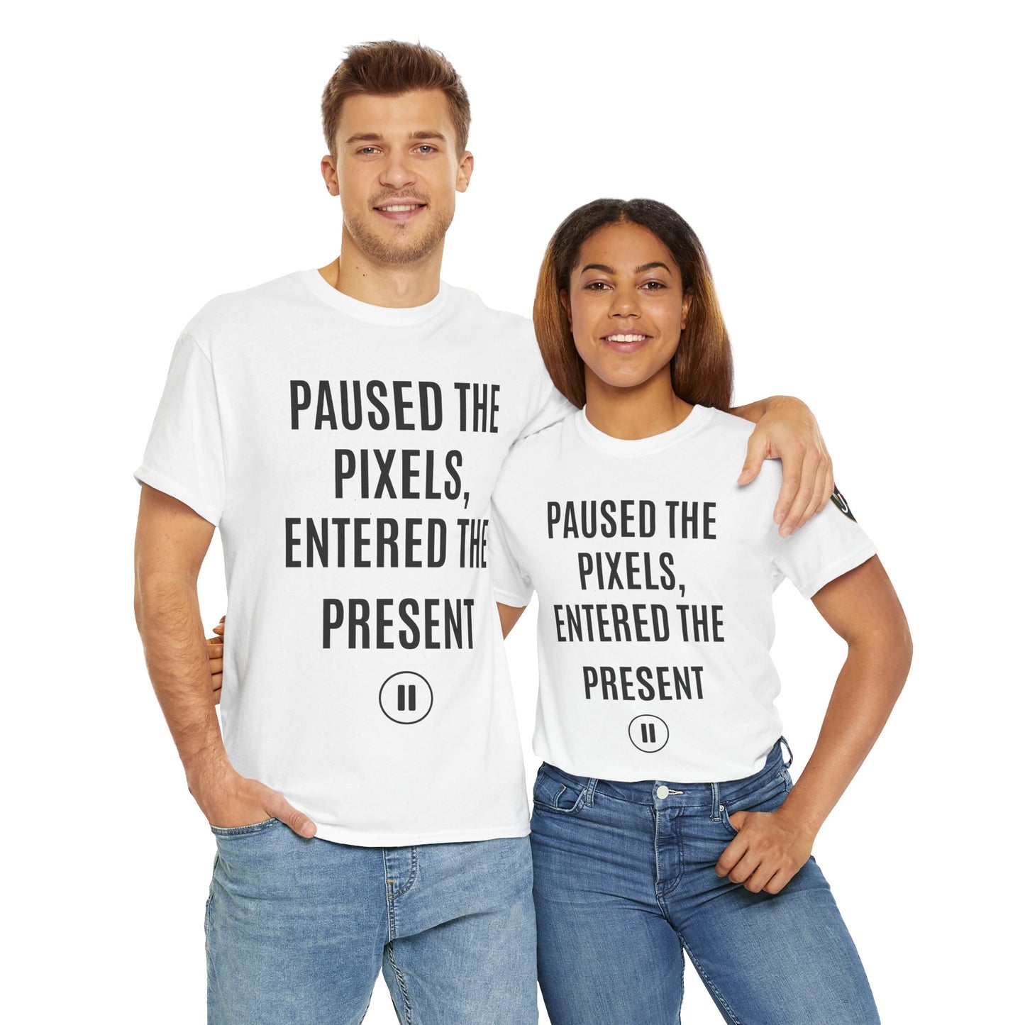 Paused the Pixels Unisex Tee - Gift for Tech Lovers