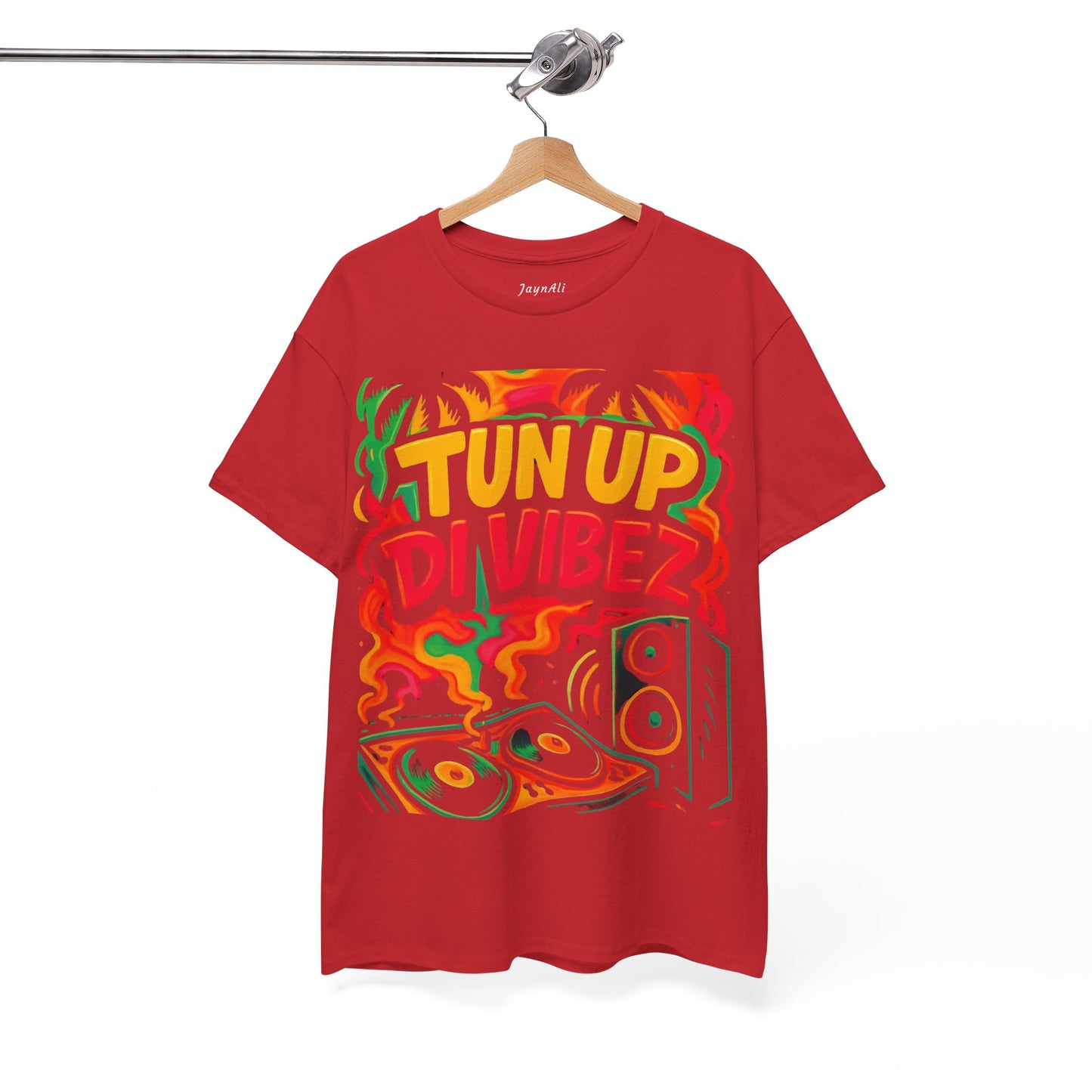 Tun Up Di Vibes T-Shirt — Caribbean Party Reggae Festival Tee