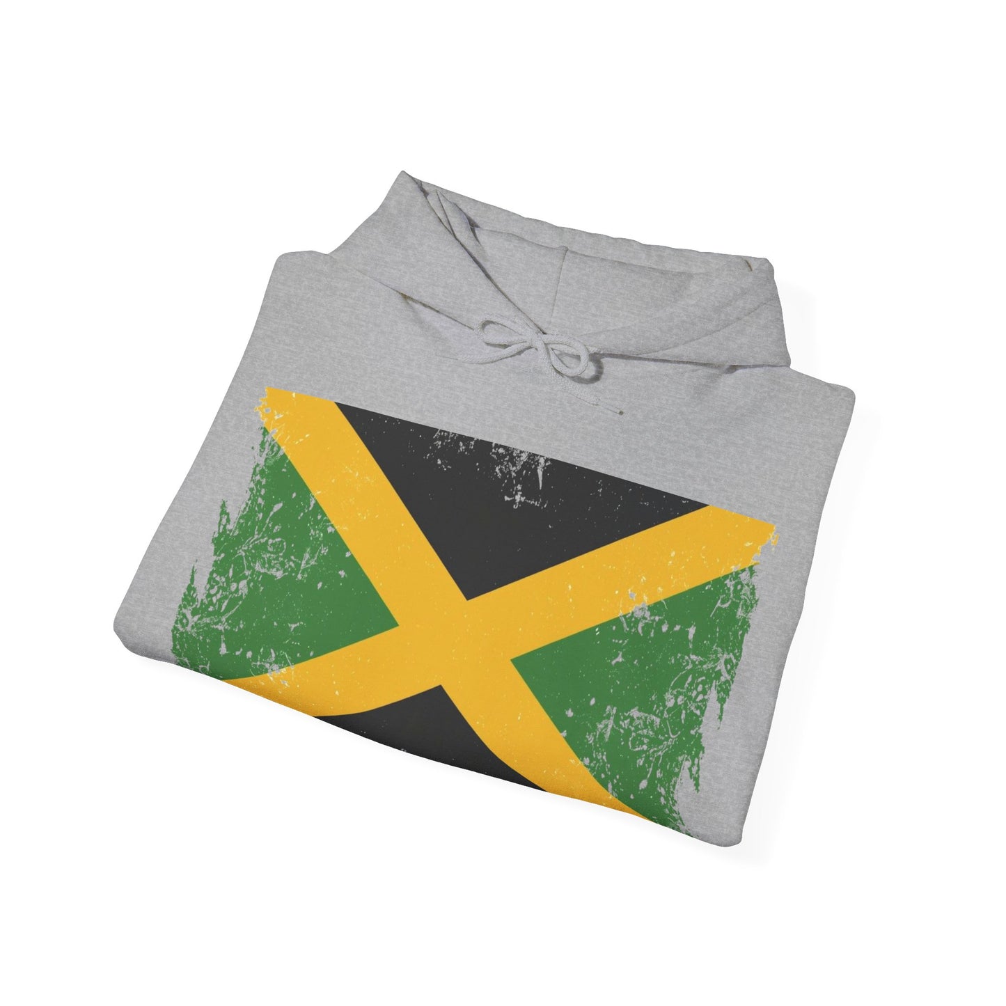Jamaican Flag Hoodie, Unisex Heavy Blend Hooded Sweatshirt, Cool Casual Wear, Perfect for Festivals, Celebration Apparel, Gift for him/her
