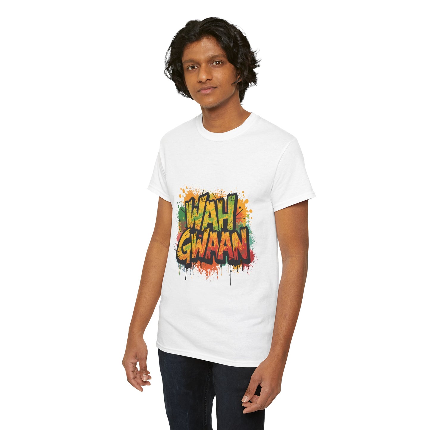 Wah Gwaan Graphic T-Shirt — Casual Jamaican Phrase Tee