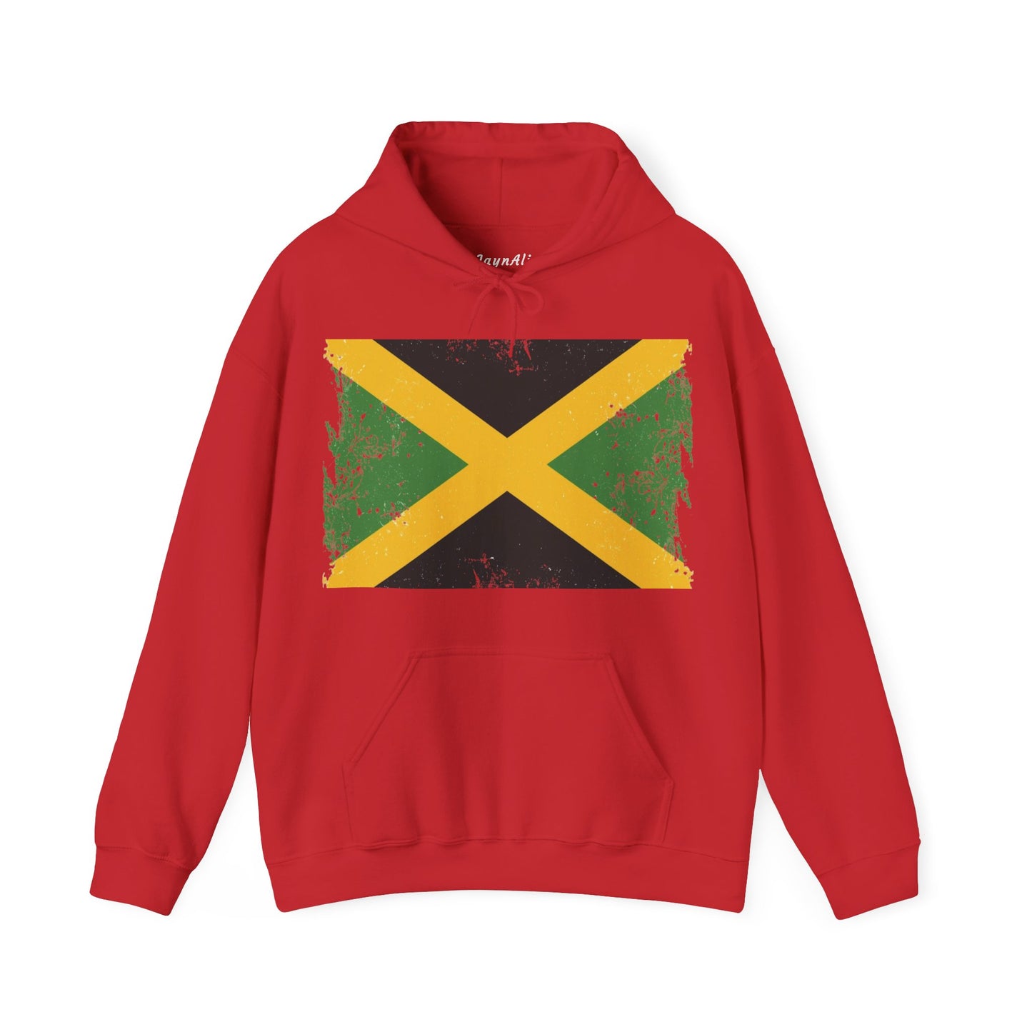 Jamaican Flag Hoodie, Unisex Heavy Blend Hooded Sweatshirt, Cool Casual Wear, Perfect for Festivals, Celebration Apparel, Gift for him/her