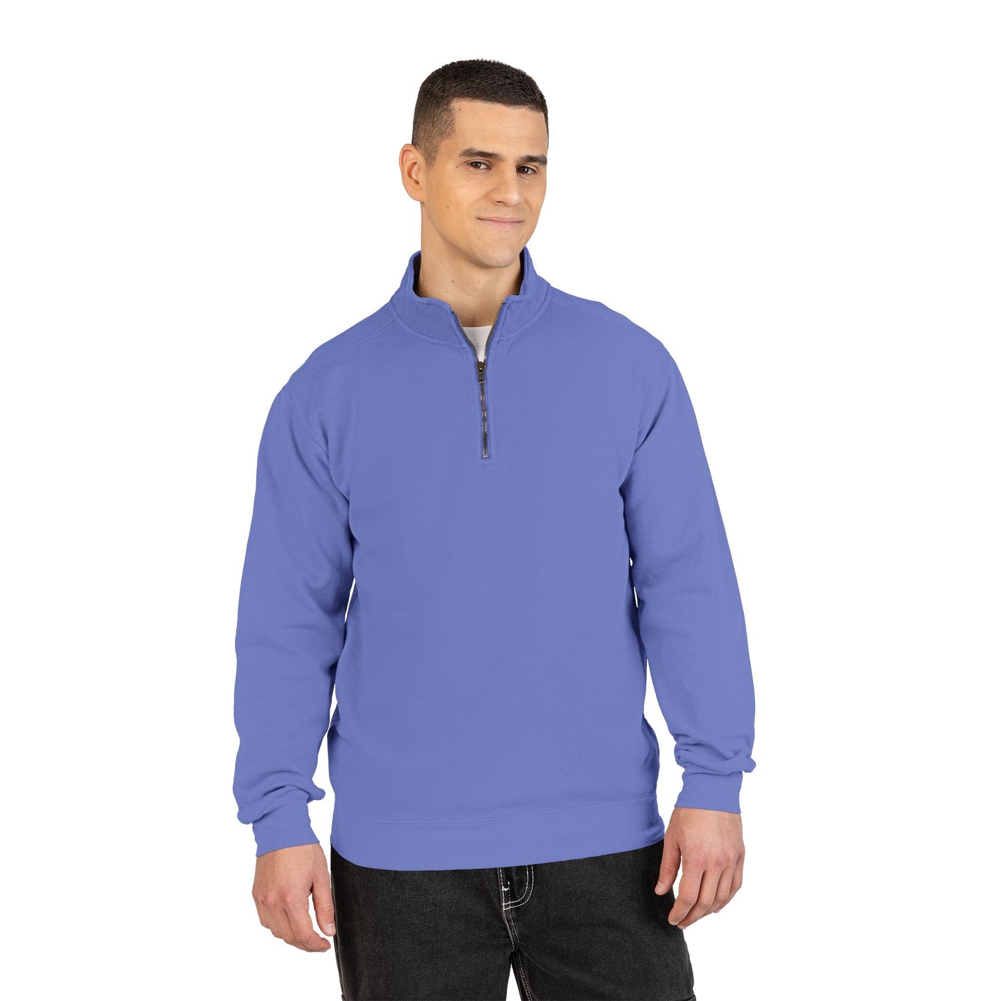 Quarter-Zip Sweatshirt — Unisex Casual Pullover