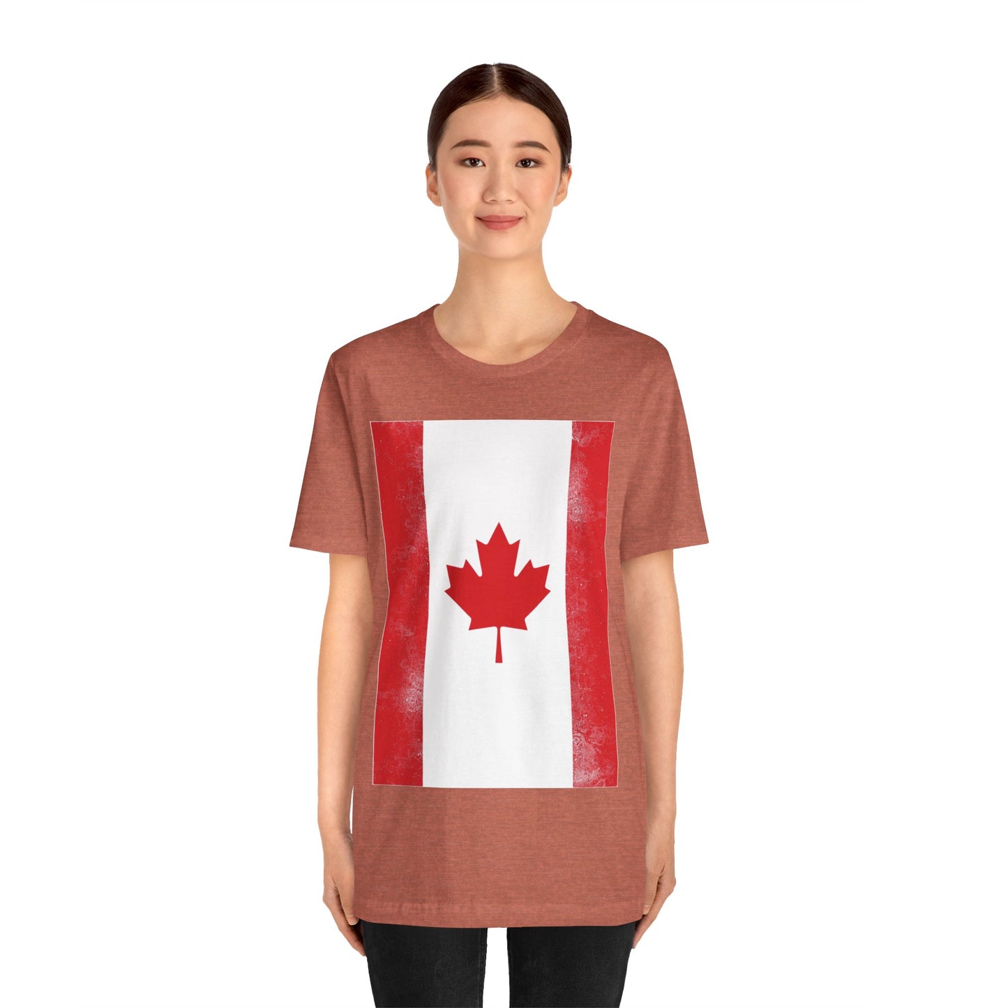 Canada Flag Unisex Jersey Short Sleeve Tee