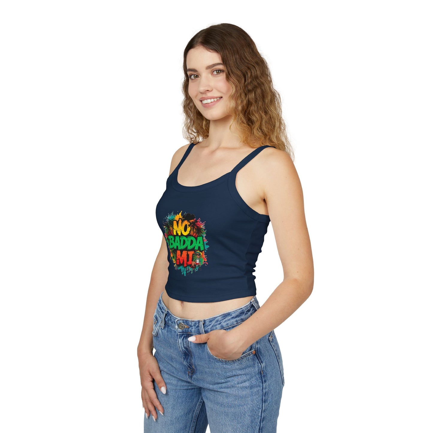 No Badda Mi Women's Tank Top — Spaghetti Strap Casual Summer Tee