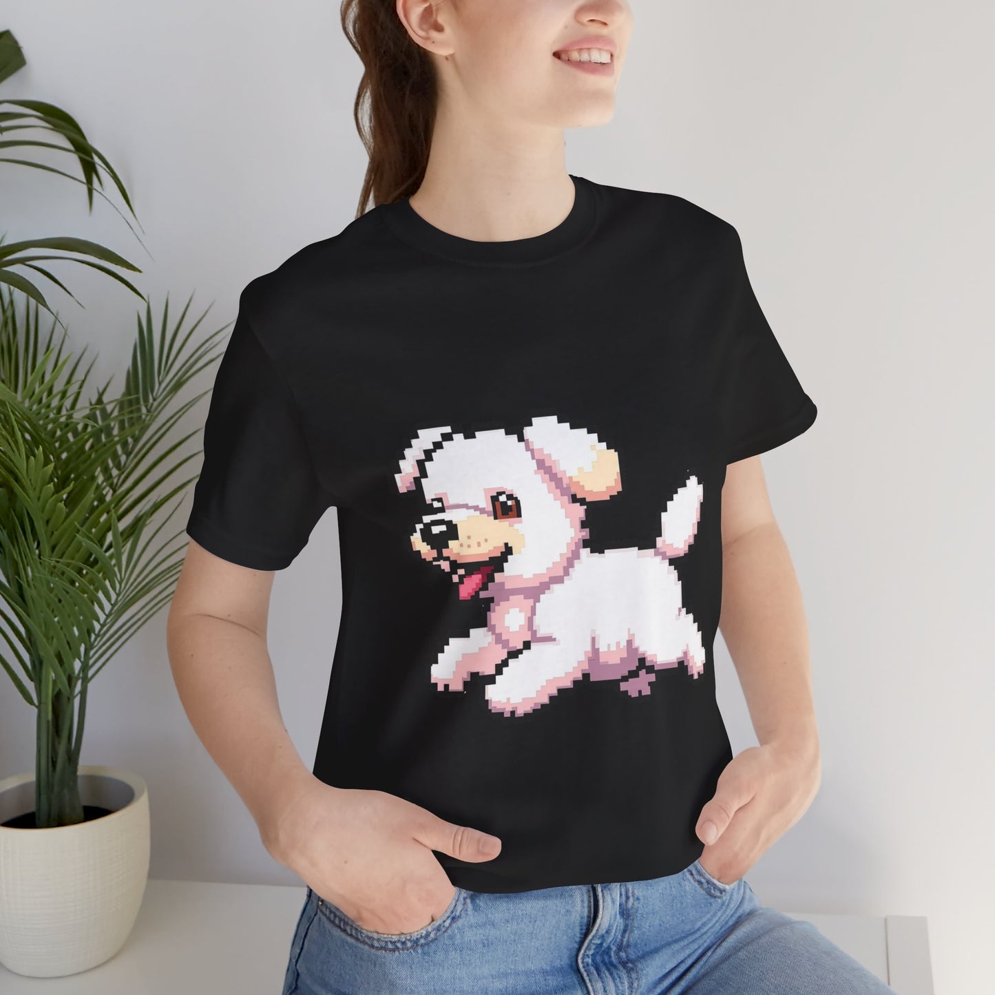 Cute Puppy Graphic Tee, Dog Lover T-Shirt, Gift for Pet Owners, Casual Everyday Wear, Perfect for Birthdays and Animal Lovers