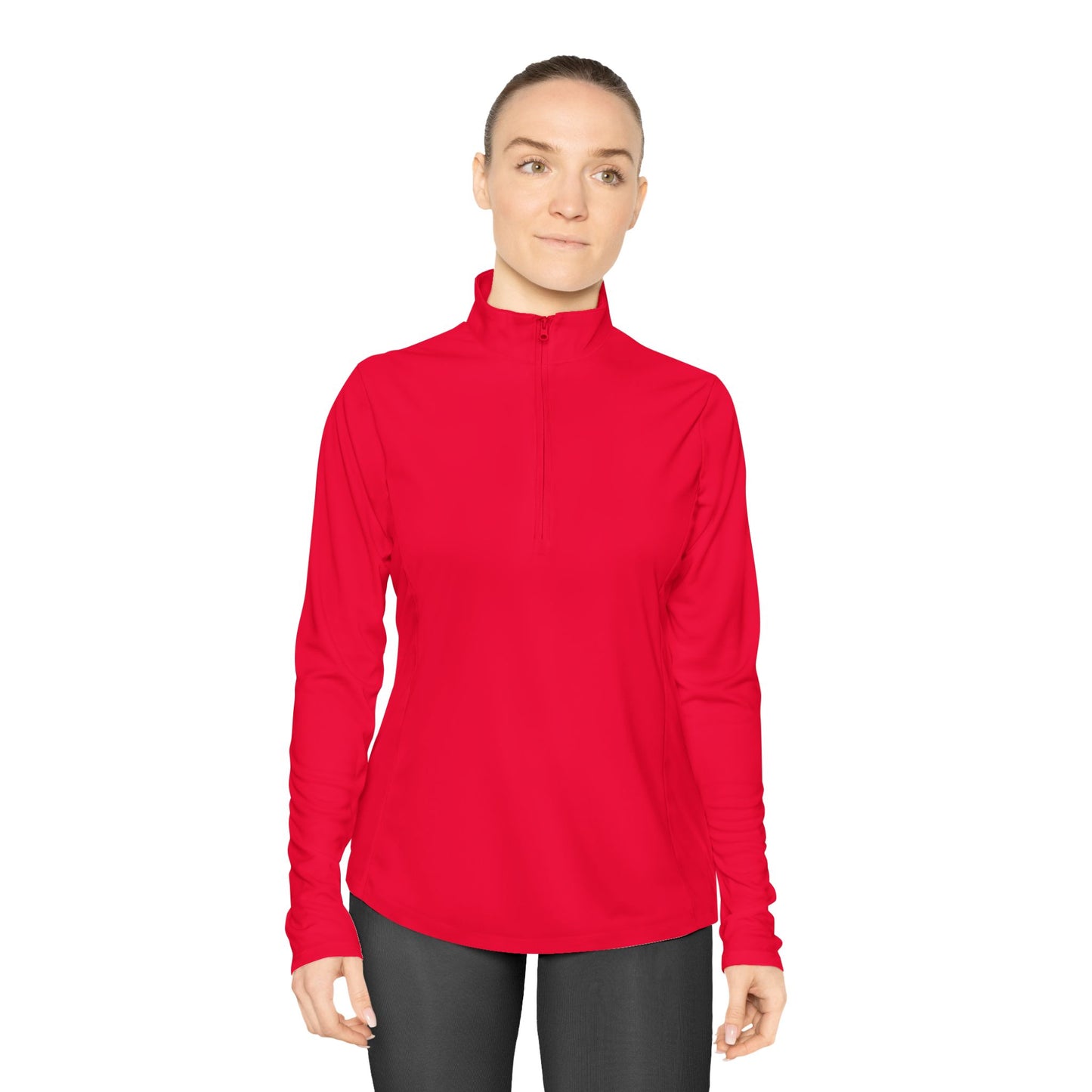 Quarter-Zip Pullover — "Peace Is My Priority" Relaxed Women's Zip Top