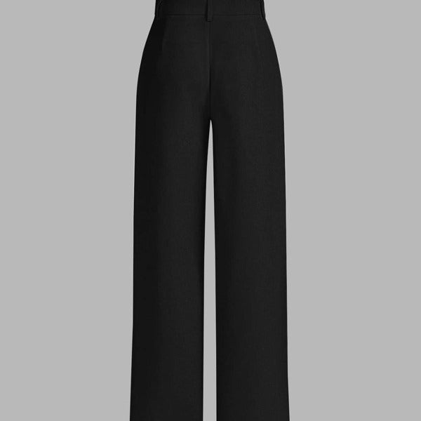 Women's High Waist Wide Leg Pants – Effortless Drape Fit