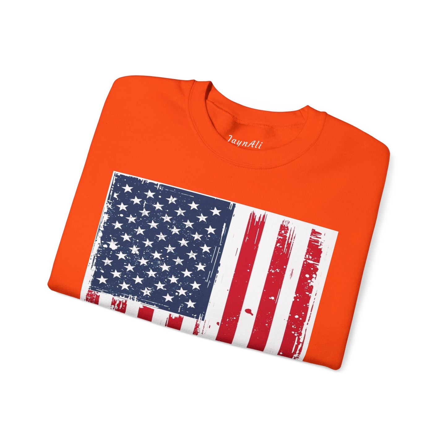USA Flag Unisex Heavy Blend™ Crewneck Sweatshirt