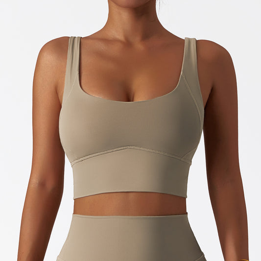 Running Sports Quick-Dry Nude Feel Yoga Push-Up Bra – Shockproof Fitness Vest