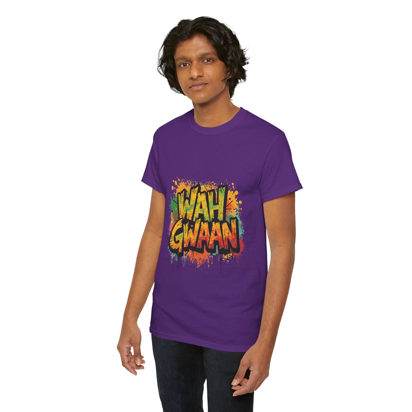Wah Gwaan Graphic T-Shirt — Casual Jamaican Phrase Tee