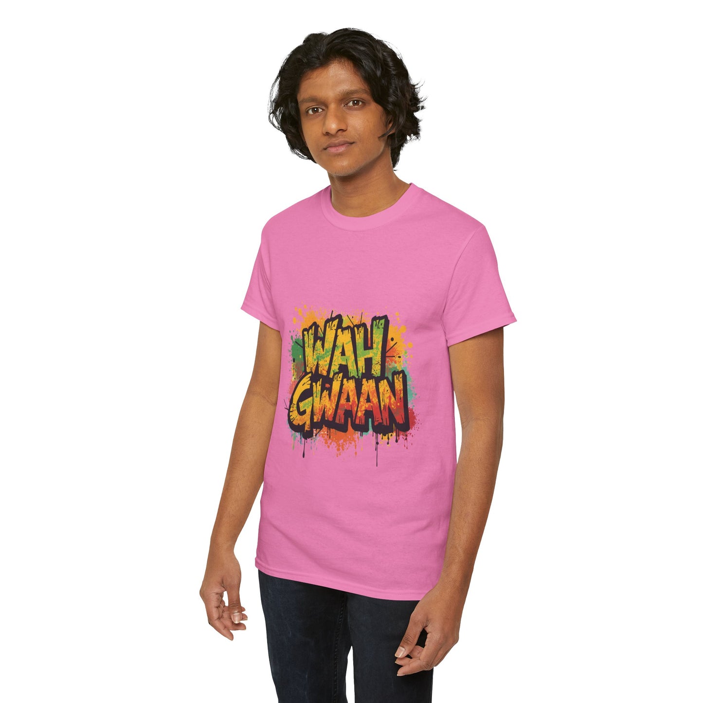 Wah Gwaan Graphic T-Shirt — Casual Jamaican Phrase Tee