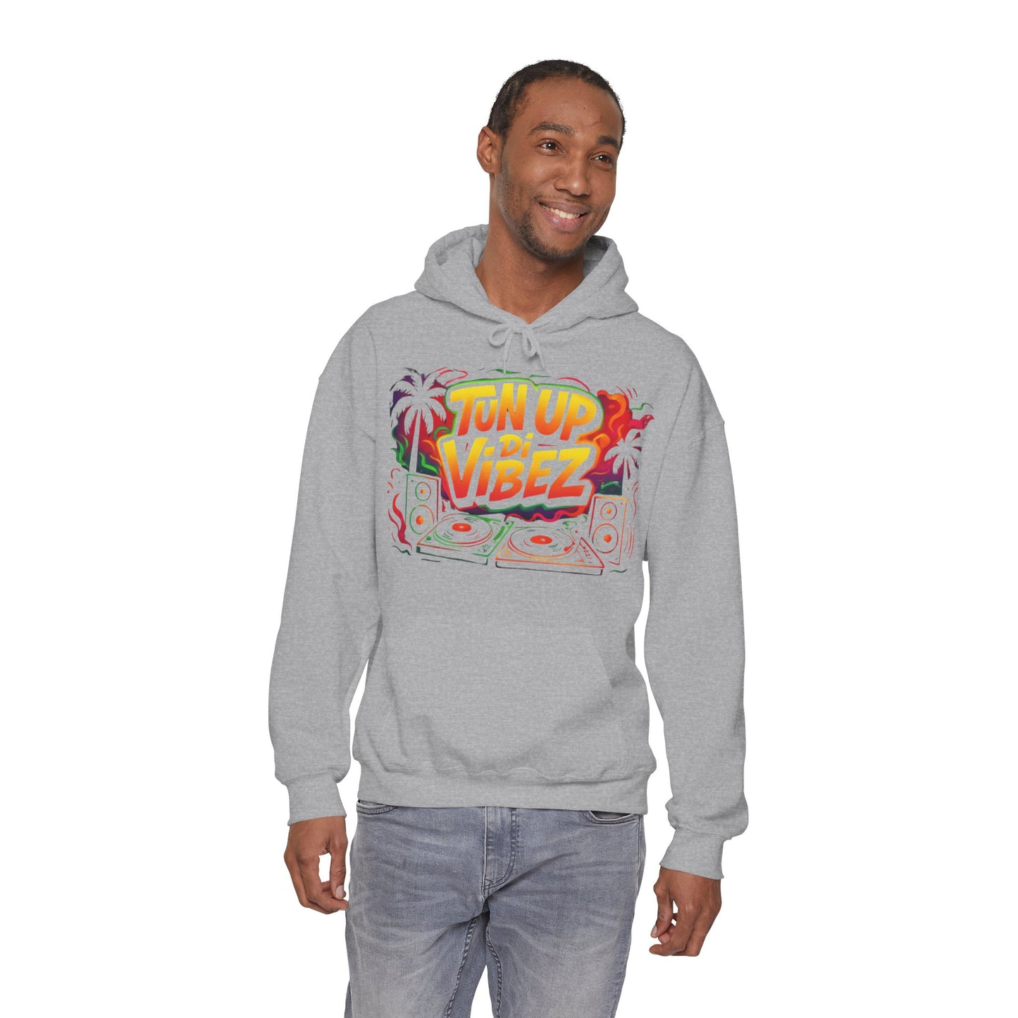 Sudadera con capucha "Tun Up Di Vibez"