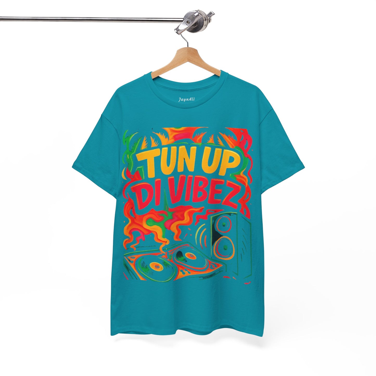 Tun Up Di Vibes T-Shirt — Caribbean Party Reggae Festival Tee